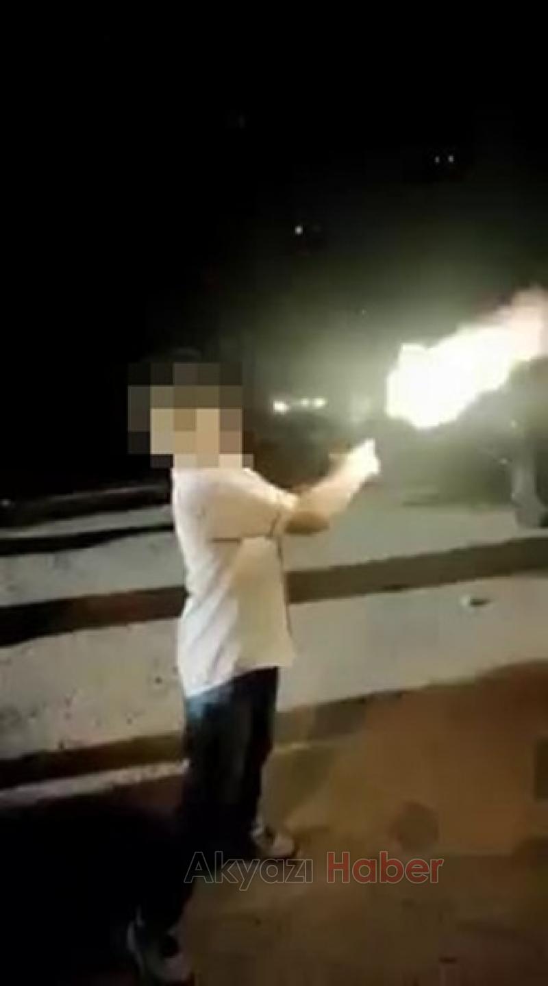 Çocuğun eline tabanca verip ateş ettirdiler