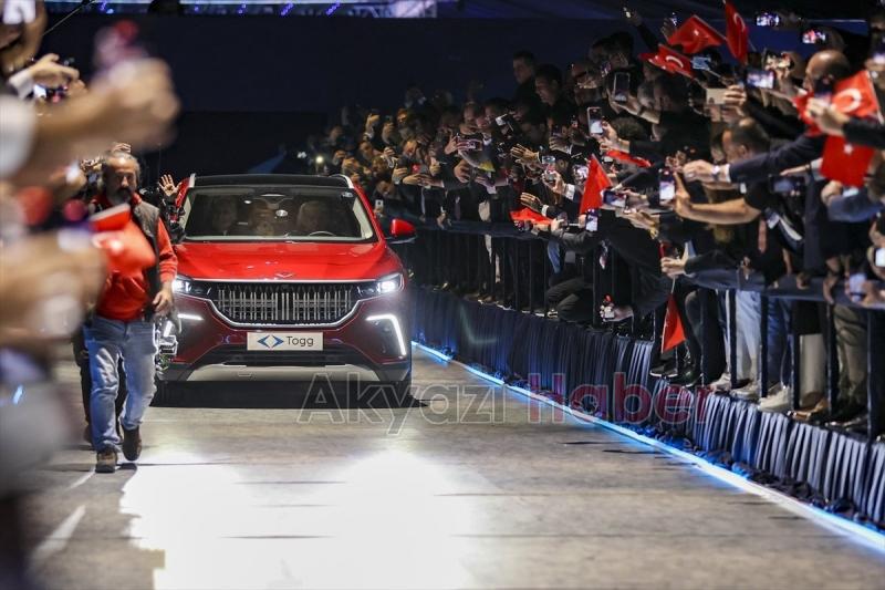 Yerli otomobil Togg banttan indi