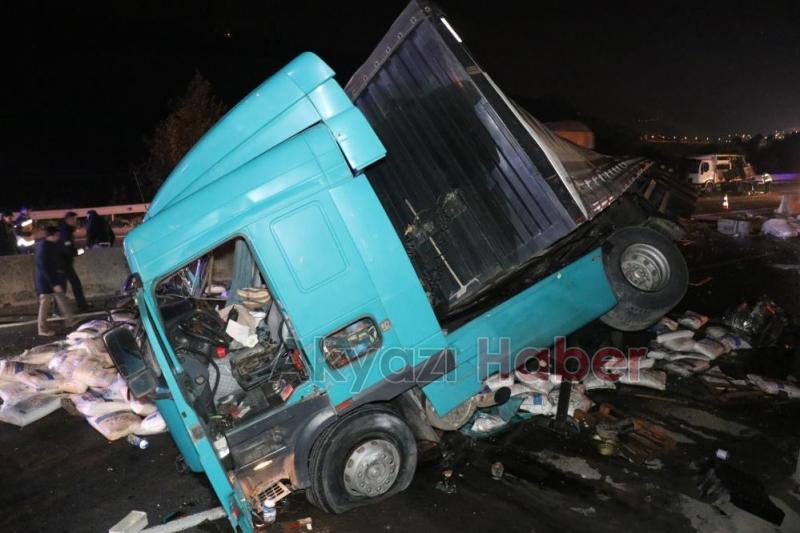 D-650 savaş alanına döndü: 1 ölü, 1 yaralı