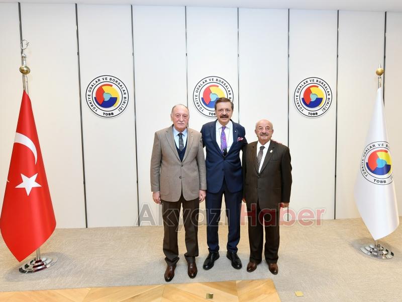 Güven tazeleyen başkanlardan Hisarcıklıoğlu'na ziyaret