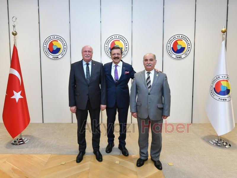 Güven tazeleyen başkanlardan Hisarcıklıoğlu'na ziyaret