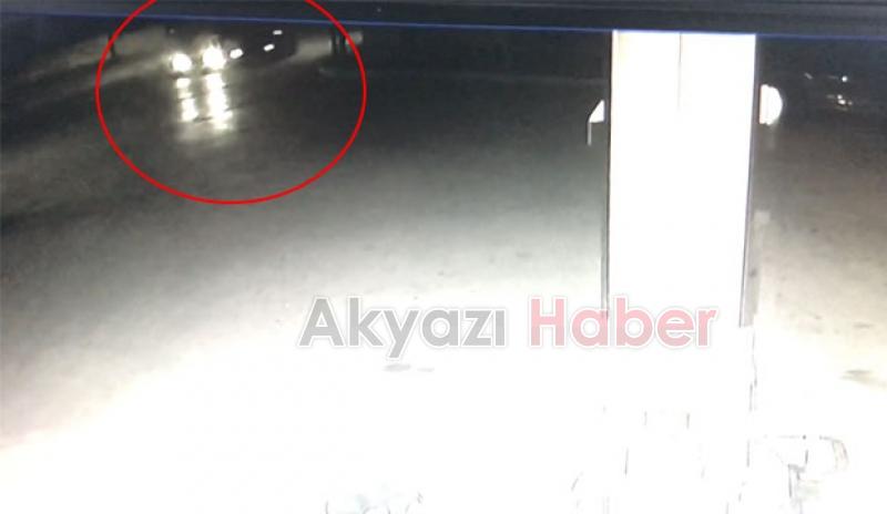 Akyazı'da faciadan dönülen anlar kamerada