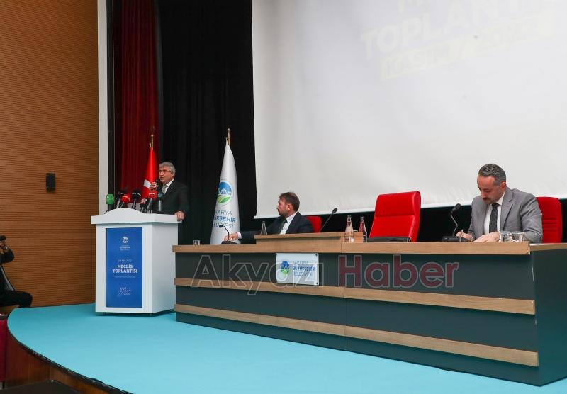 Yüce, tarihi projeyi mecliste anlattı