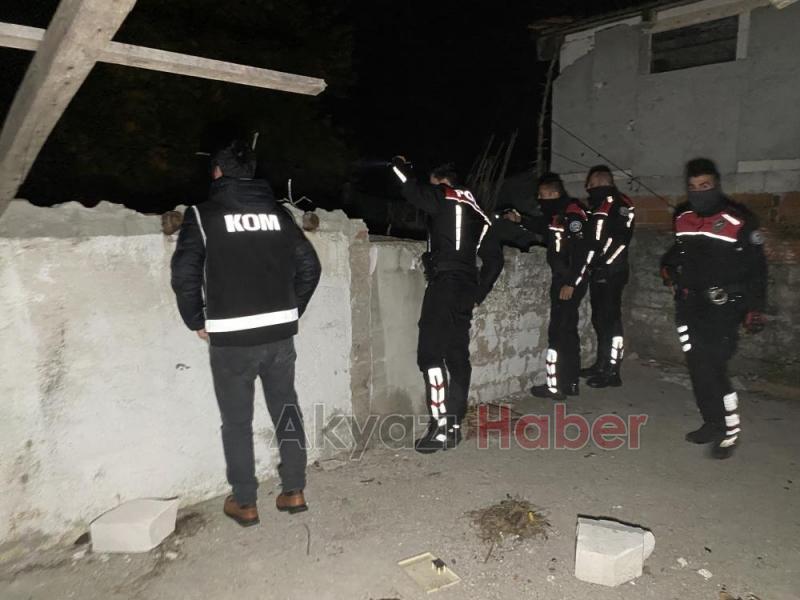 Şehrin dört bir yanındaki metruk binalara baskın