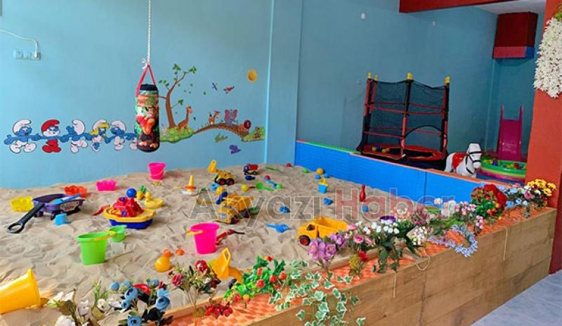 Oyun Durağı kum evi hizmete Başladı