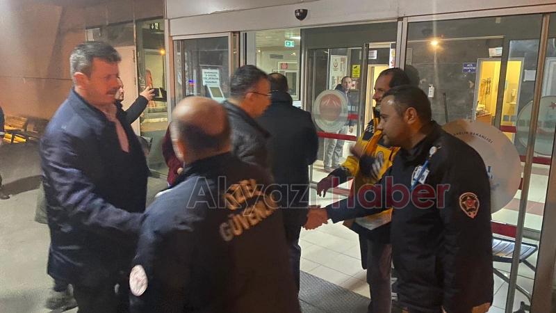  Sakarya'da depremden etkilenen vatandaşlar hastaneye kaldırıldı
