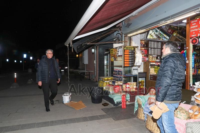 Başkan Yüce, deprem sonrası şehri adım adım dolaştı