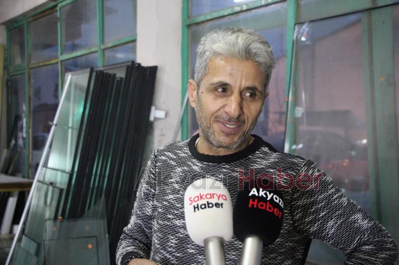 Dükkanındaki birçok cam tuzla buz oldu