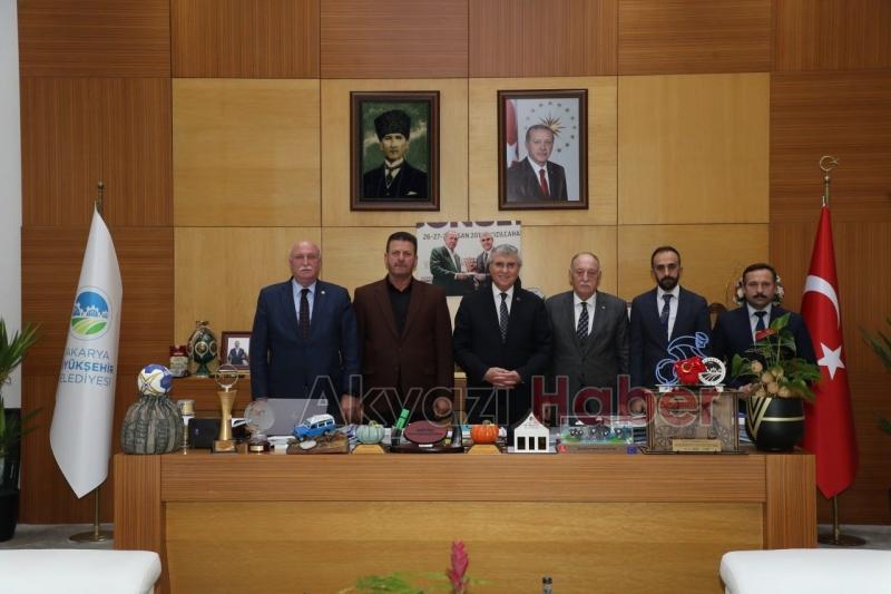 ATSO, ATB, AZO ve Akyazı Belediyesi'nden Büyükşehir'e ziyaret