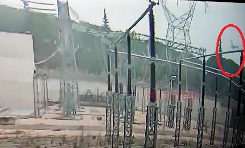 Pamukova'dan havalanan uçak böyle düşmüş