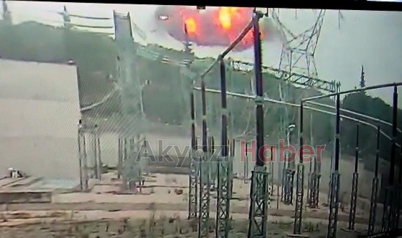 Pamukova'dan havalanan uçak böyle düşmüş