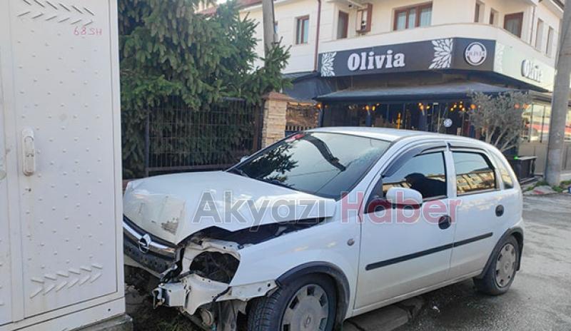 Akyazı'da kaza:1 Yaralı