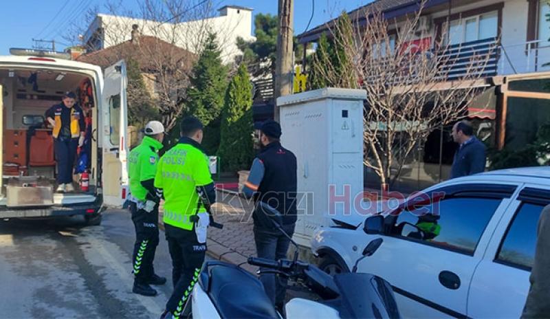 Akyazı'da kaza:1 Yaralı