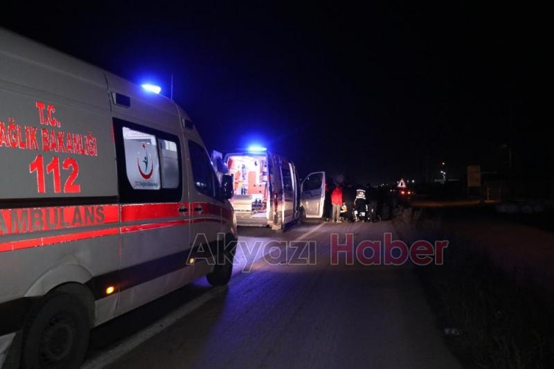 Motosiklet ikiye bölündü sürücü öldü