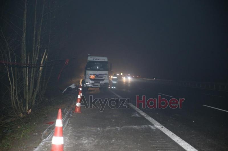 Dorseden kopan tanker, 10 metre kadar yuvarlandı