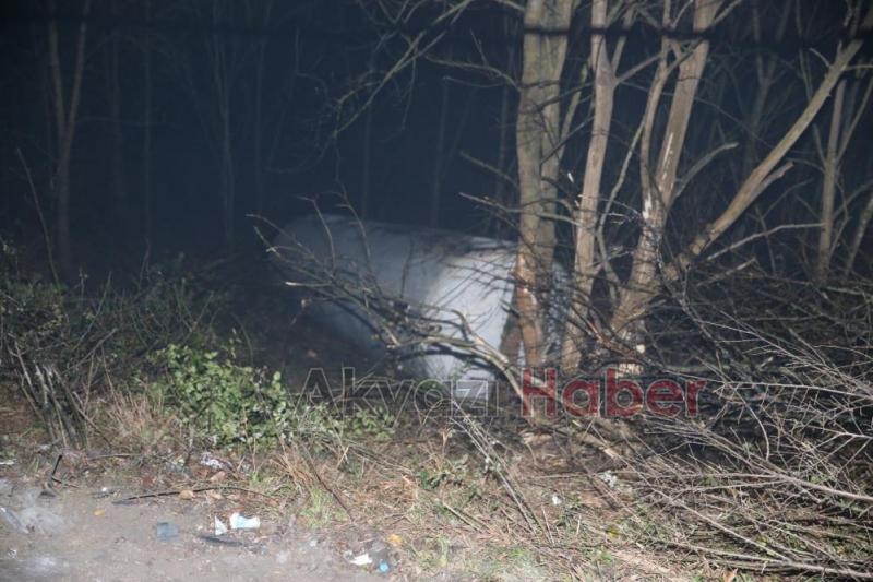 Dorseden kopan tanker, 10 metre kadar yuvarlandı