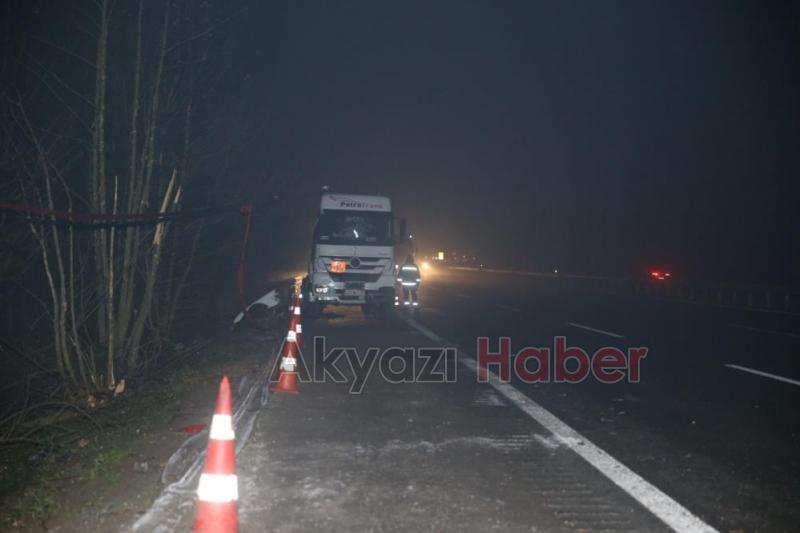 Dorseden kopan tanker, 10 metre kadar yuvarlandı