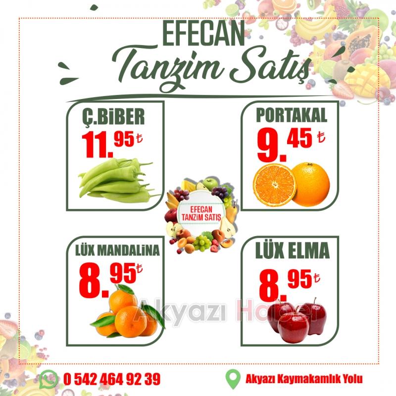 Sağlıklı meyvenin adresi: Efecan Tanzim 