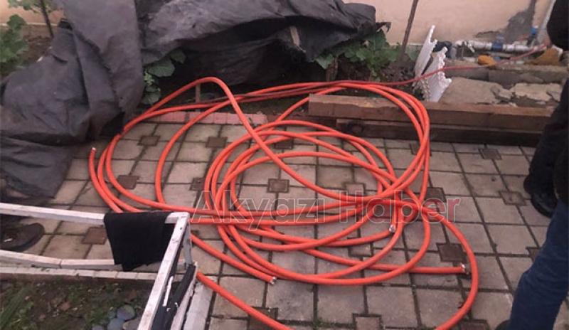 Spor kompleksinden 250 bin liralık kablo çalmışlardı, yakalandılar
