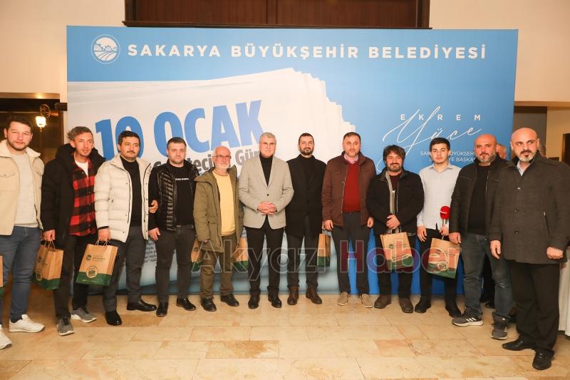 Yüce, gazetecilerle buluştu