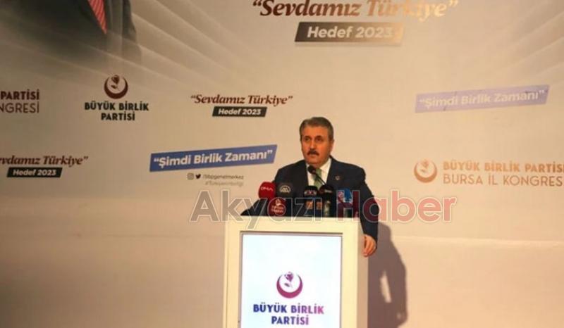 Mustafa Destici: 6’lı masa yetkiyi alırsa Türkiye, Suriye gibi kaosa gider