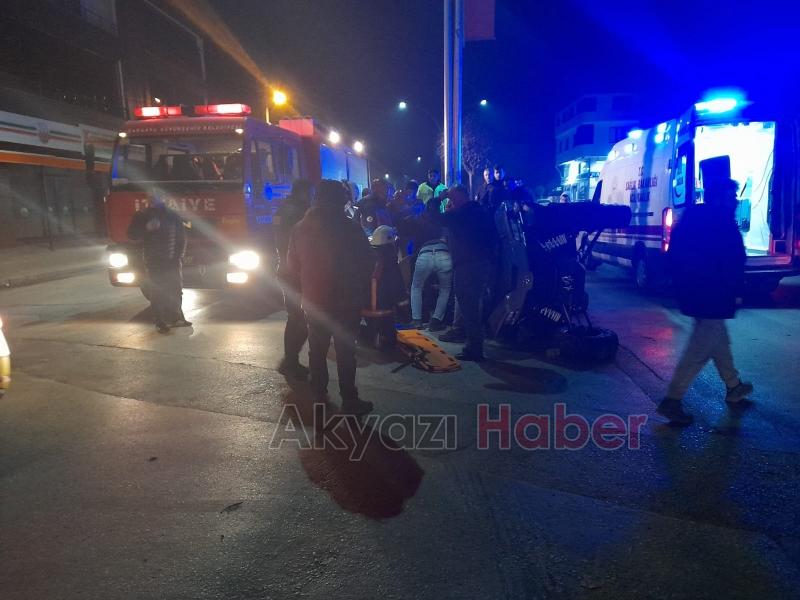 Devrilen UTV altında sıkıştılar ! 