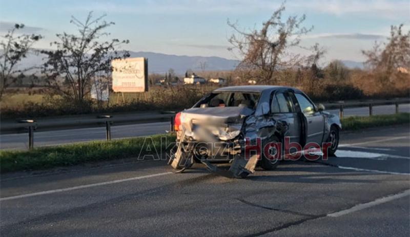 D-100'de korkutan kaza