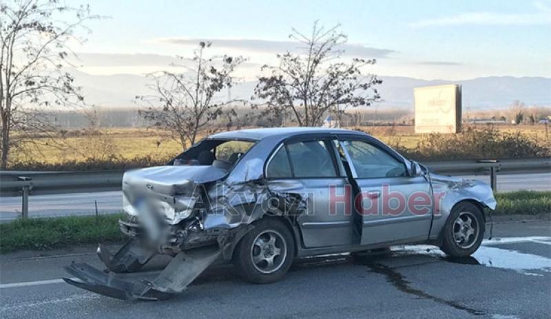 D-100'de korkutan kaza