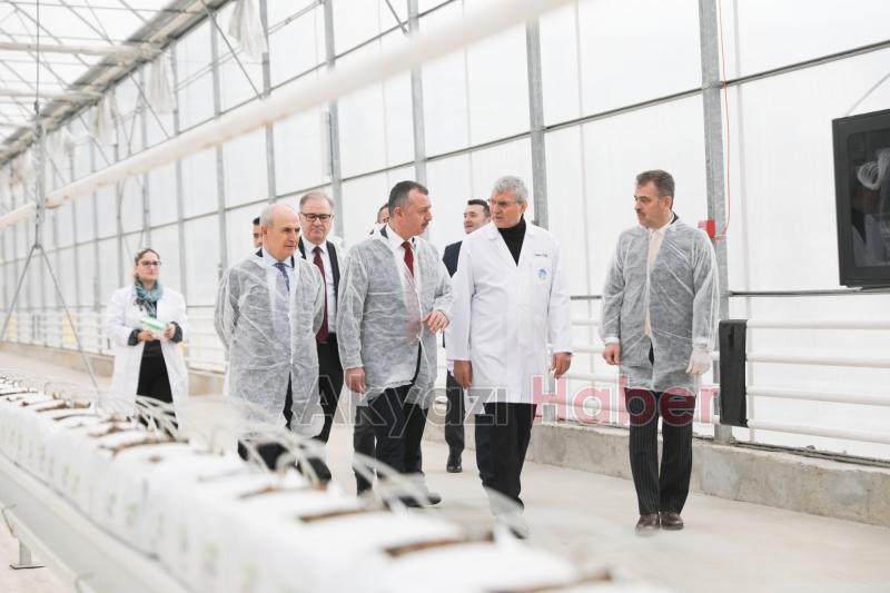 Marmara'nın başkanları Akyazı'da sera merkezini gezdi