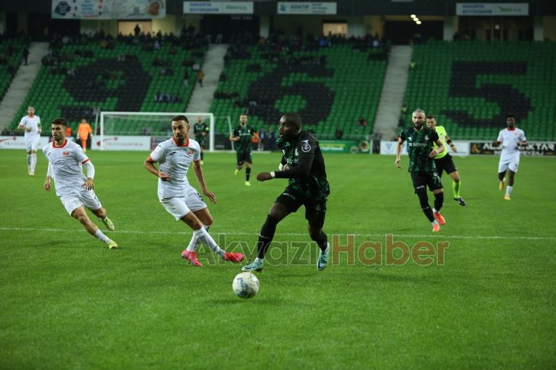 Sakaryaspor, eksi olan averajını ikinci devrede artıya çevirdi