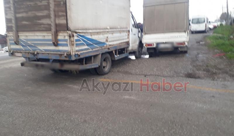 Köpeğe çarpmamak isterken karşı yöne geçip kamyonete çarptı