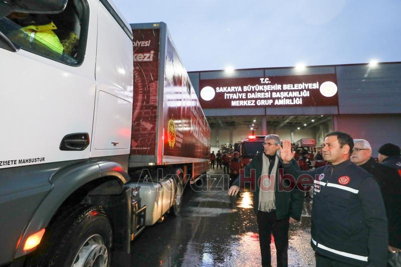 Başkan Yüce seferberlik çağrısı yaparak ekipleri yola çıkardı