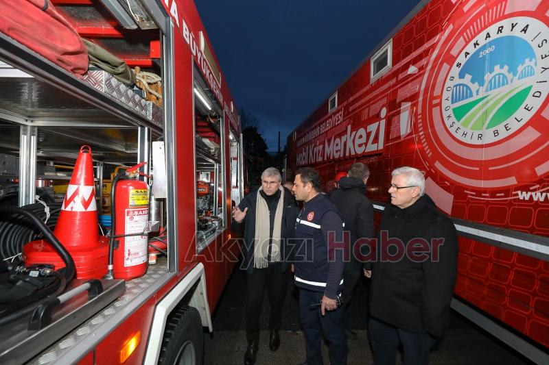 Başkan Yüce seferberlik çağrısı yaparak ekipleri yola çıkardı