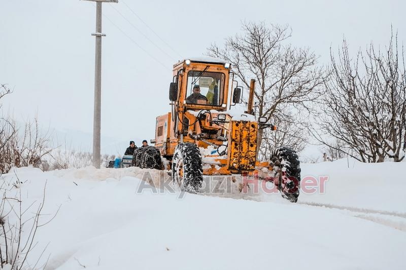 41 mahalle yolu ulaşıma açıldı