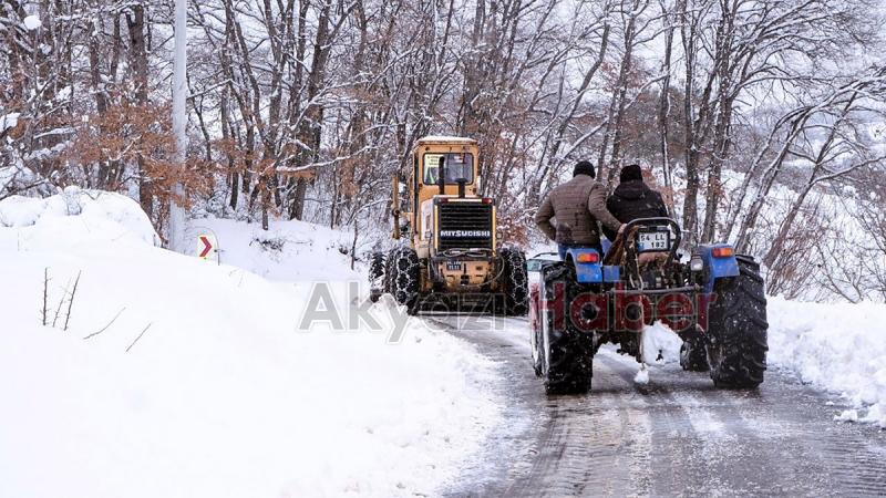 41 mahalle yolu ulaşıma açıldı