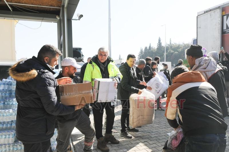 Büyükşehirden depremzedelere 30 bin goda kolisi