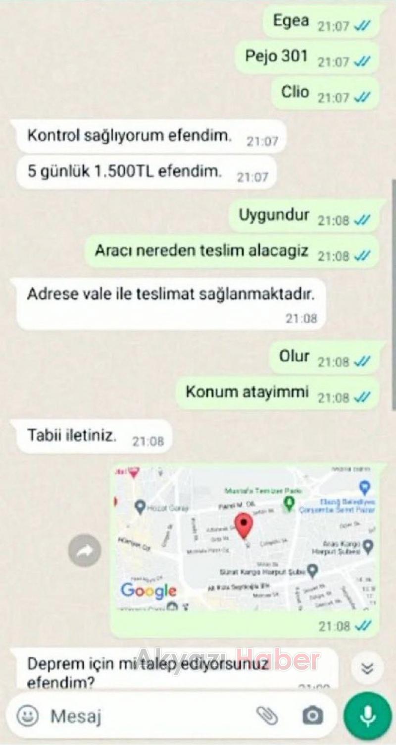 Vicdan yapan dolandırıcı depremzedeyi böyle uyardı