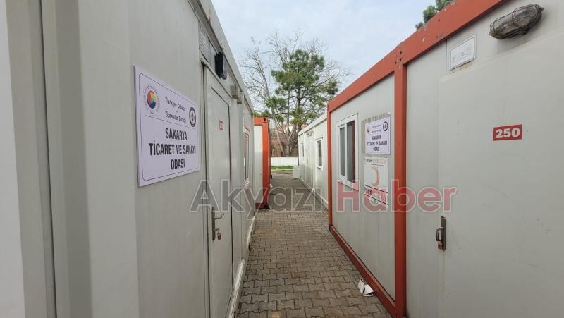 SATSO önderliğinde alınan konteynerler depremzedelere gönderildi