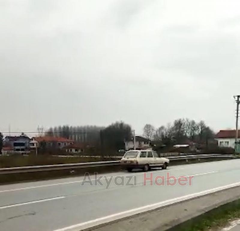 Ters yöne giren sürücü faciaya davetiye çıkardı