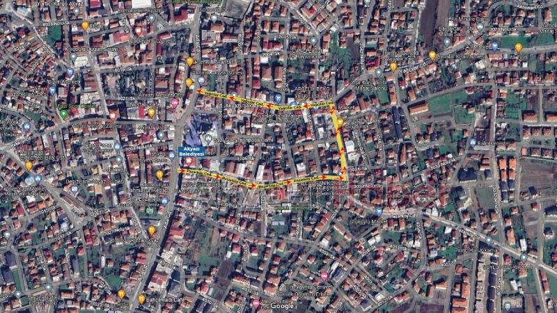 Akyazı'da o cadde artık tek yön