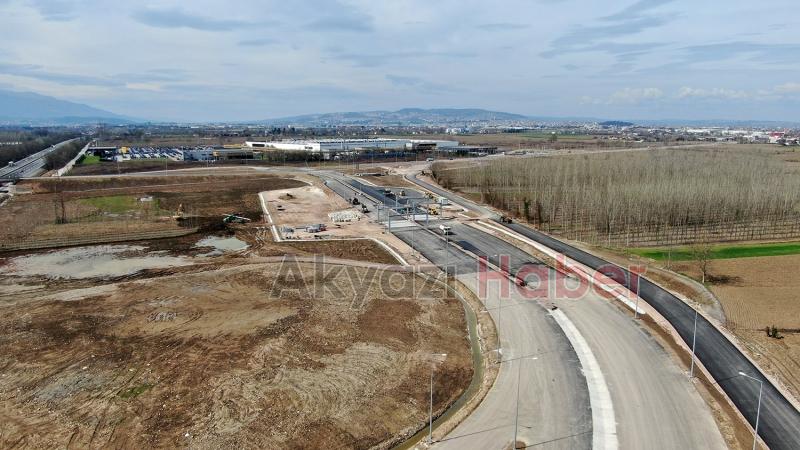 Şehrin yeni otoban girişinde son durum