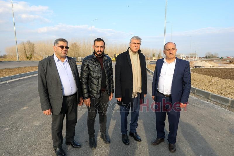 Şehrin yeni otoban girişinde son durum