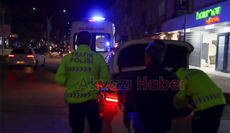 Drift atan sürücü kazaya yol açtı