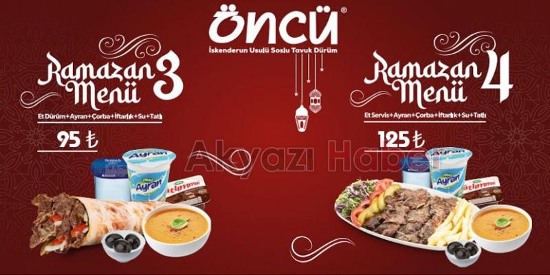 Öncü Döner Ramazan'da da açık