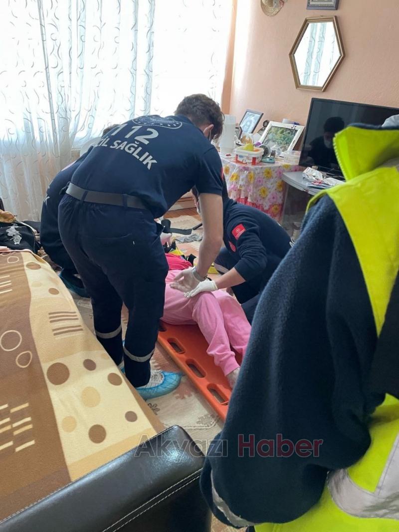 Banyoda düşen Bedriye Teyze’nin hayatını kurtardılar