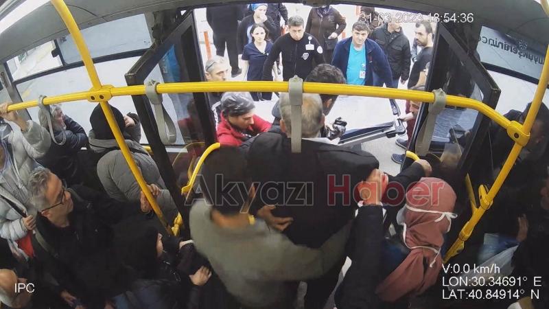Otobüs şoförü, kalp krizi geçiren yolcuyu hastaneye yetiştirdi