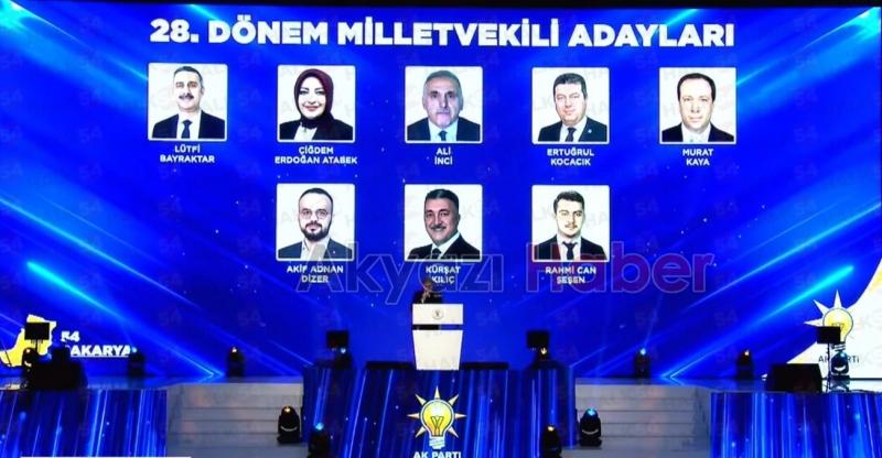 AK Parti'de Sakarya milletvekili adayları tanıtıldı
