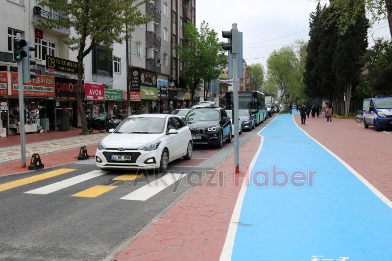 Çark Caddesi trafiğe açıldı