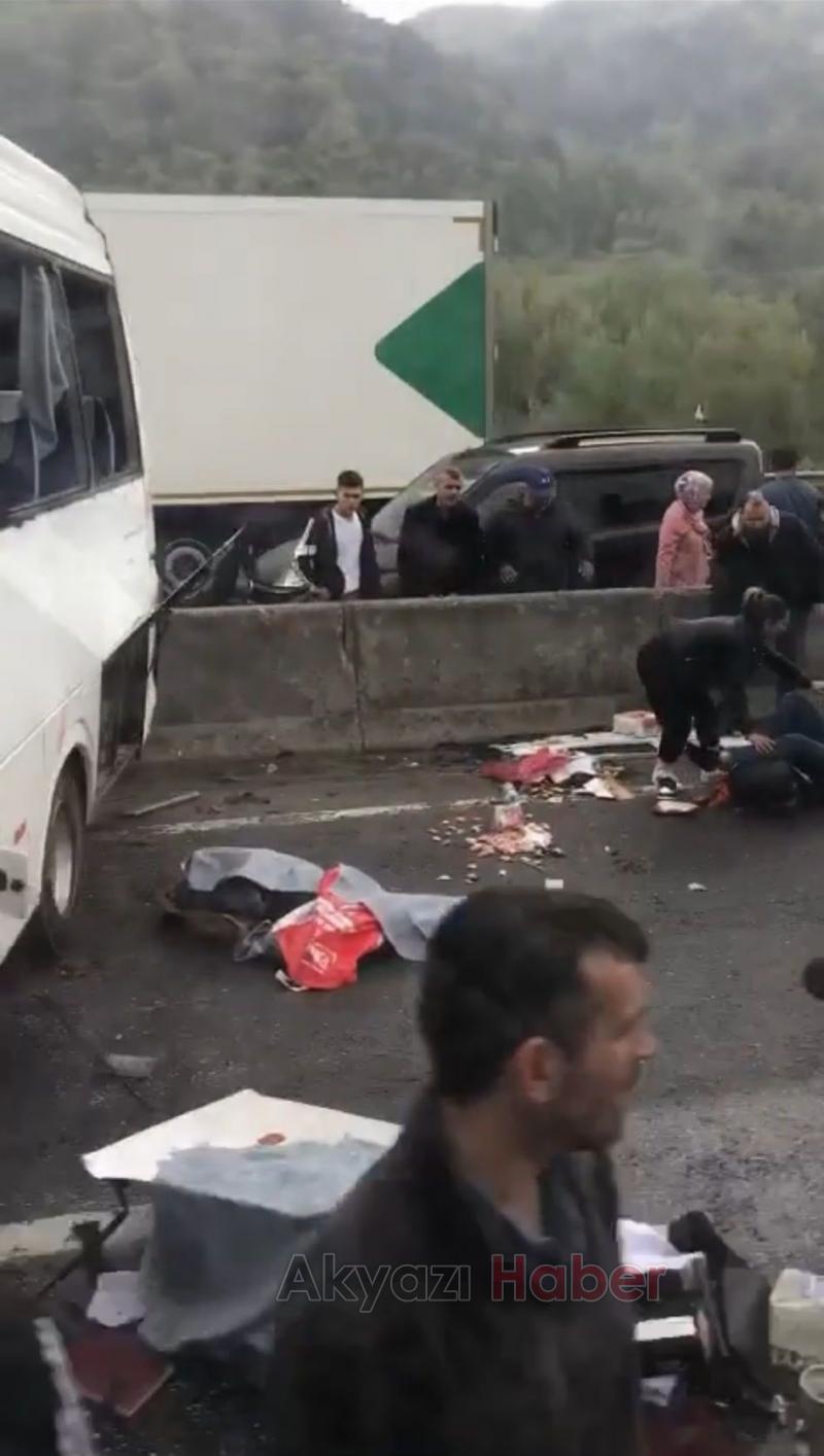 Feci kaza: 2 ölü, 8 yaralı