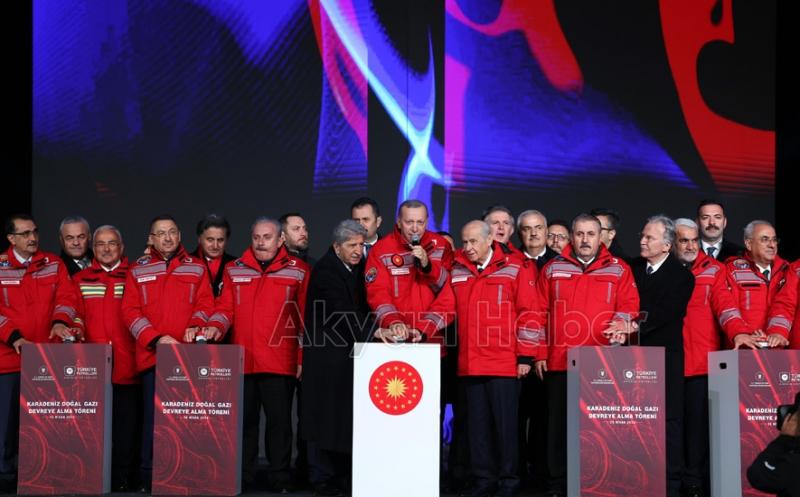 Cumhurbaşkanı Erdoğan'dan doğalgaz müjdesi